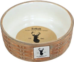 Boony Est. 1941 Voerbak Steen Wicker Sand