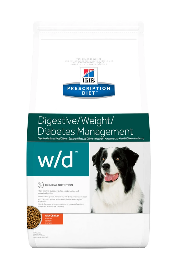 Hill's Prescription Diet Hondenvoer W/d 4 Kg