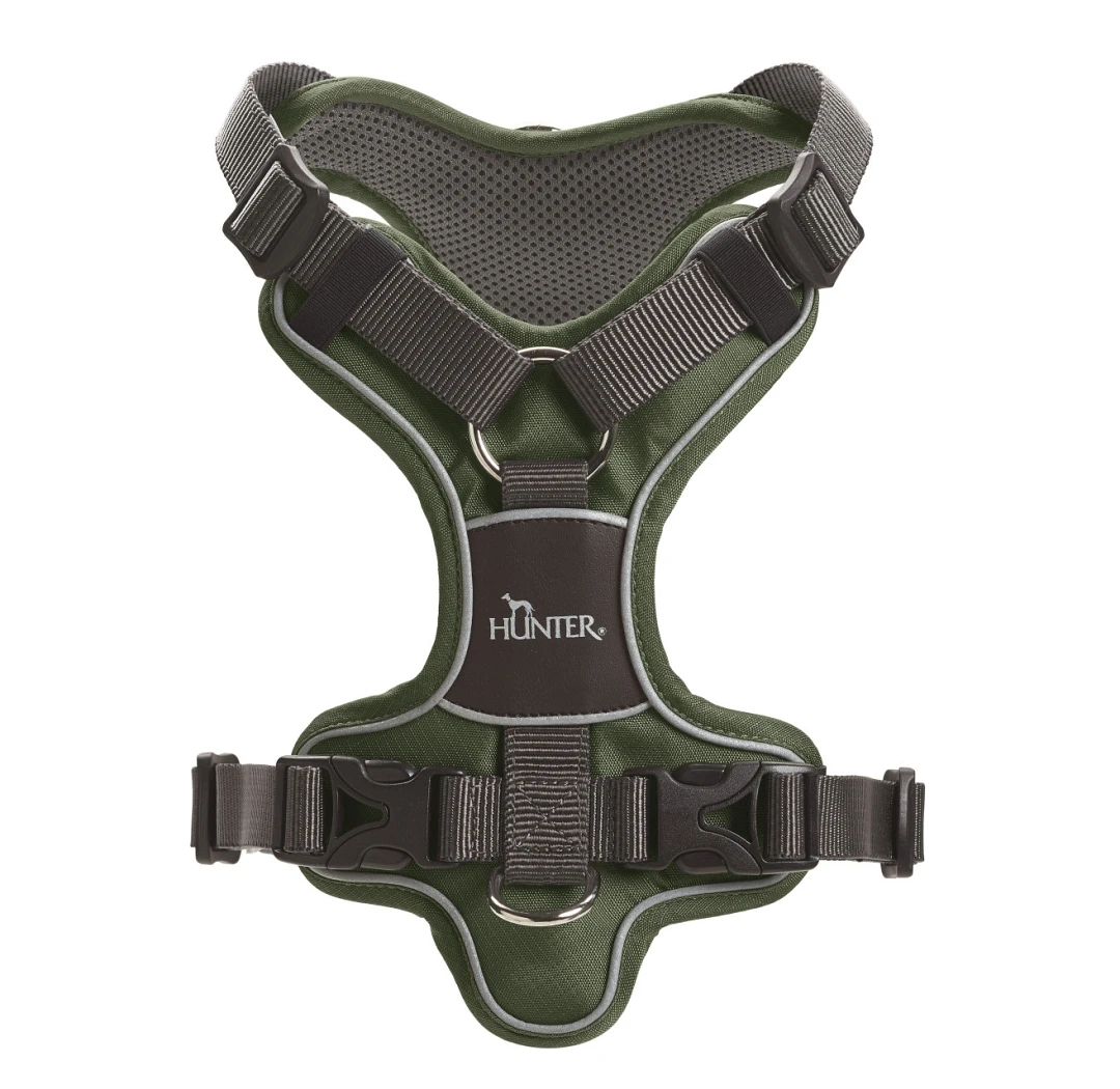 Hunter Hondentuig Divo Groen/Grijs 4 Hunter Hondentuig Divo Groen/Grijs - Afbeelding 2