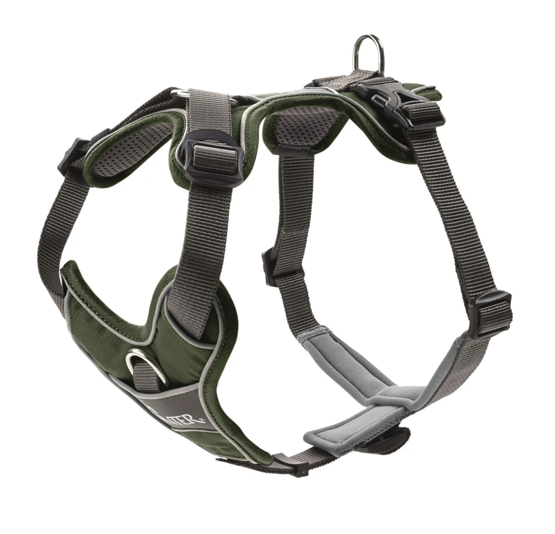 Hunter Hondentuig Divo Groen/Grijs 3 Hunter Hondentuig Divo Groen/Grijs