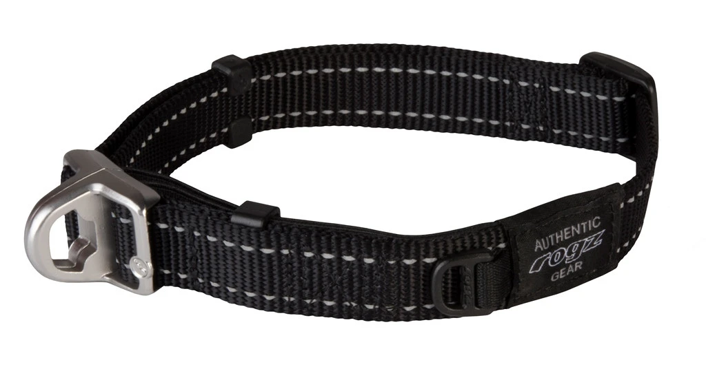 Rogz Beltz Utility Halsband Safety Black 4 Rogz Beltz Utility Halsband Safety Black - Afbeelding 2